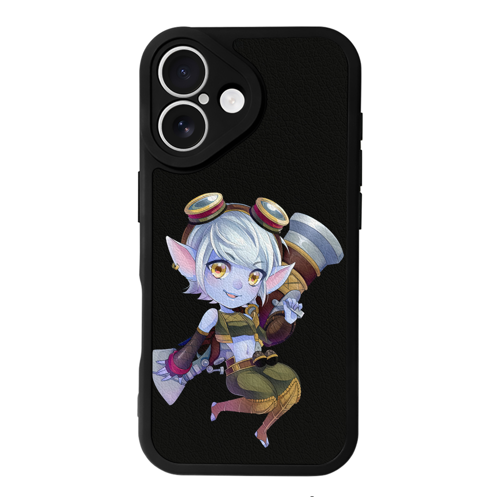 リーグ・オブ・レジェンド League of Legends LOL 【iPhone 16シリーズ対応】シリコンスマホケース（レザー調） 材質：シリコン